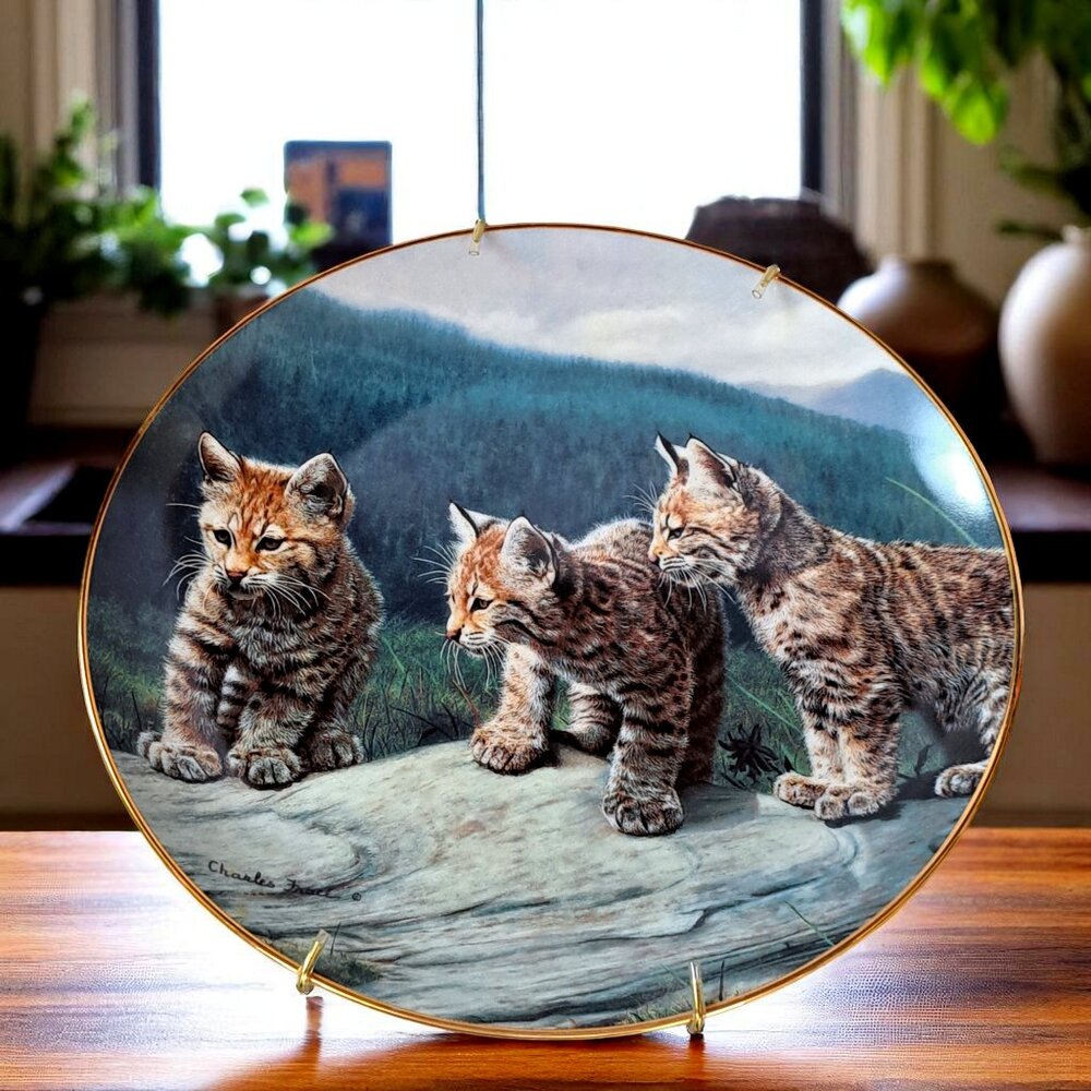 Three Of A Kind By Charles Frace Hamilton 8 1/2 Inch Plate hand numbered